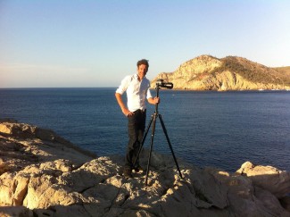 Me and myself on location in Ibiza for Atelier Vierkant, photo Dries Janssens