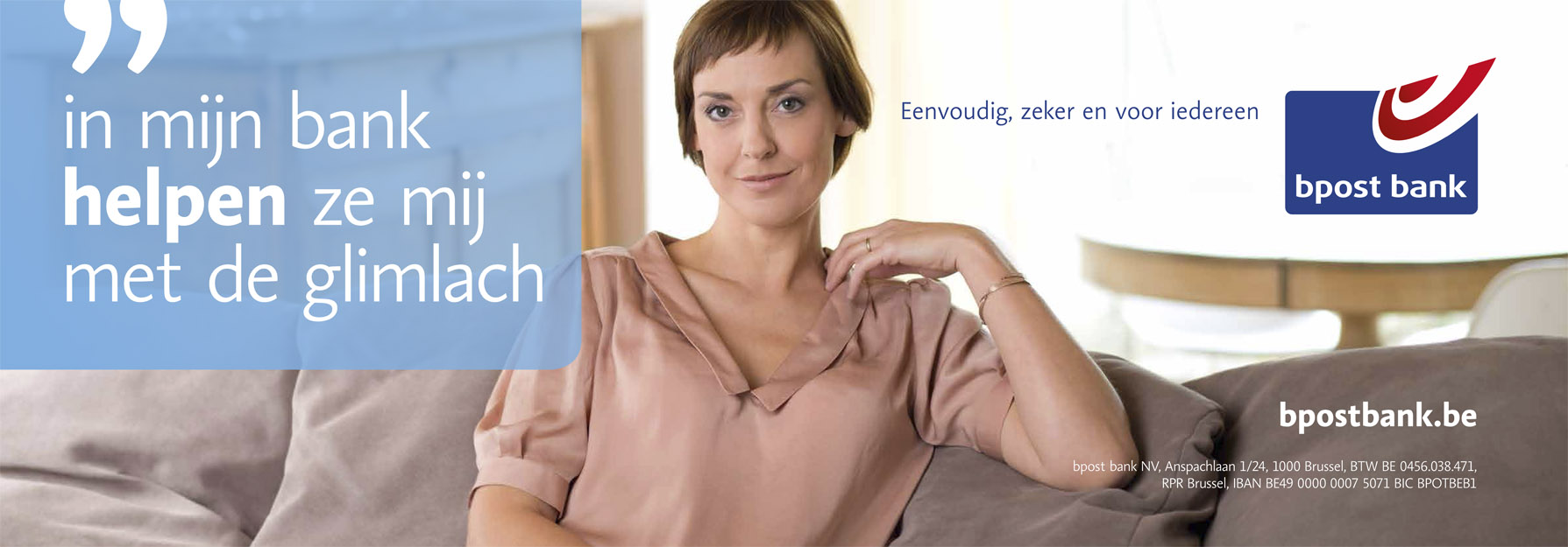 BPost Bank, Agency Nextage, Stylist Huguette d'